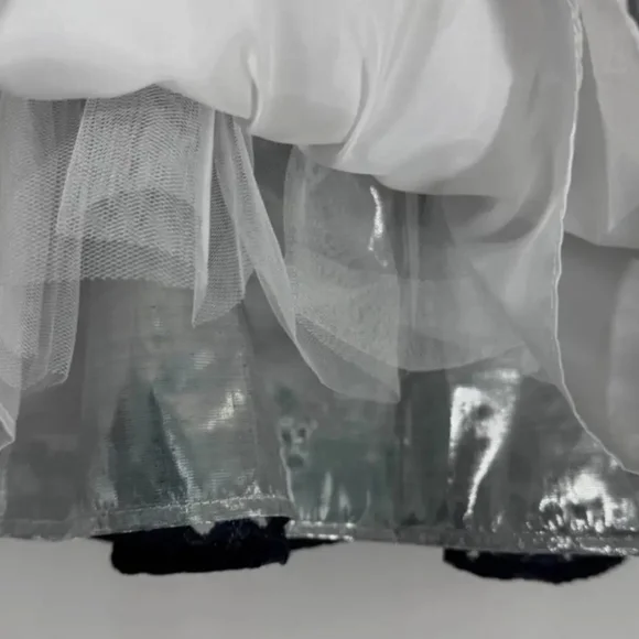 Blueberi Boulevard Velvet Dress in Deep Blue- Size 2T - Picture 4 of 5